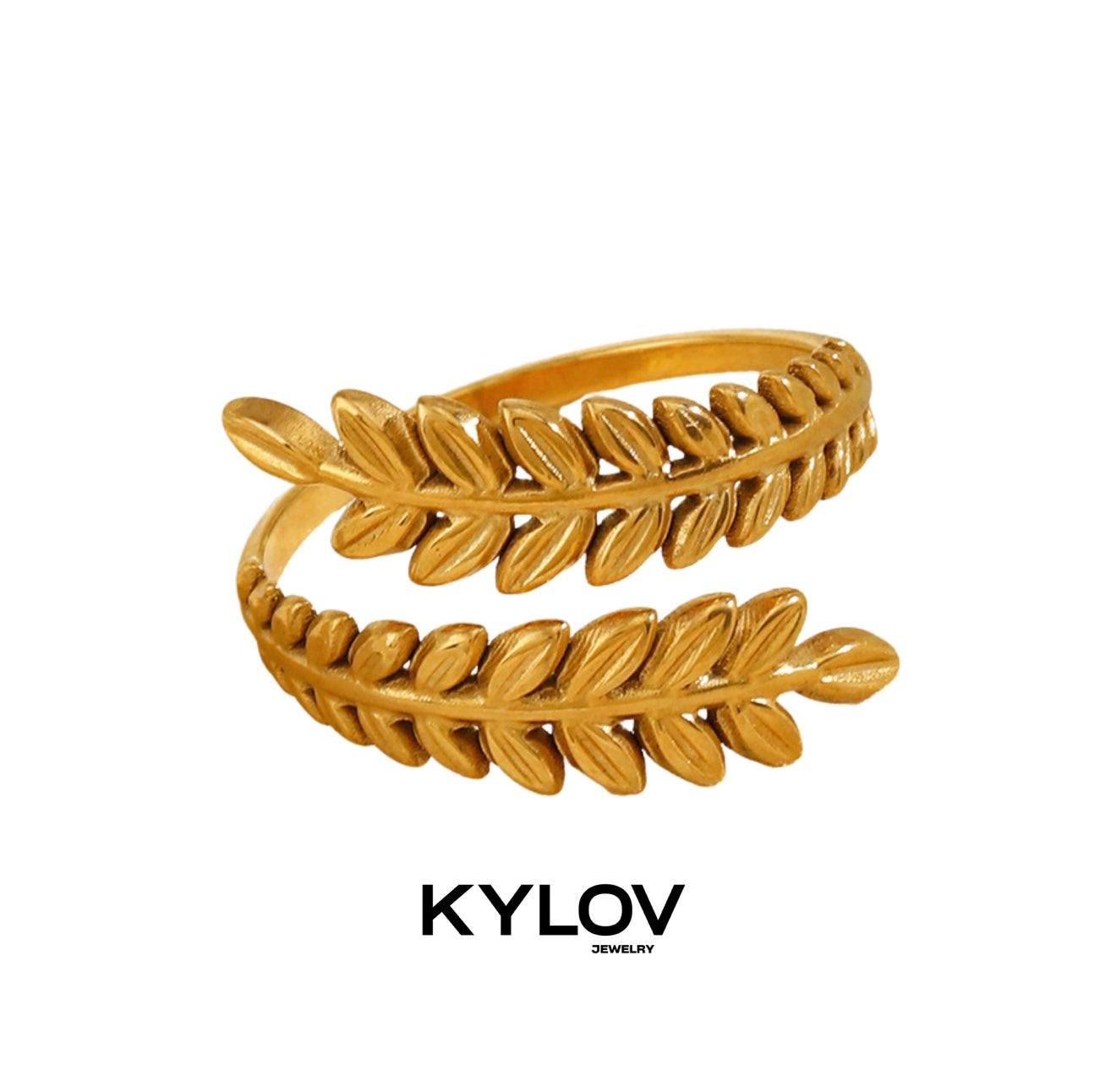 Anillo dorado ajustable