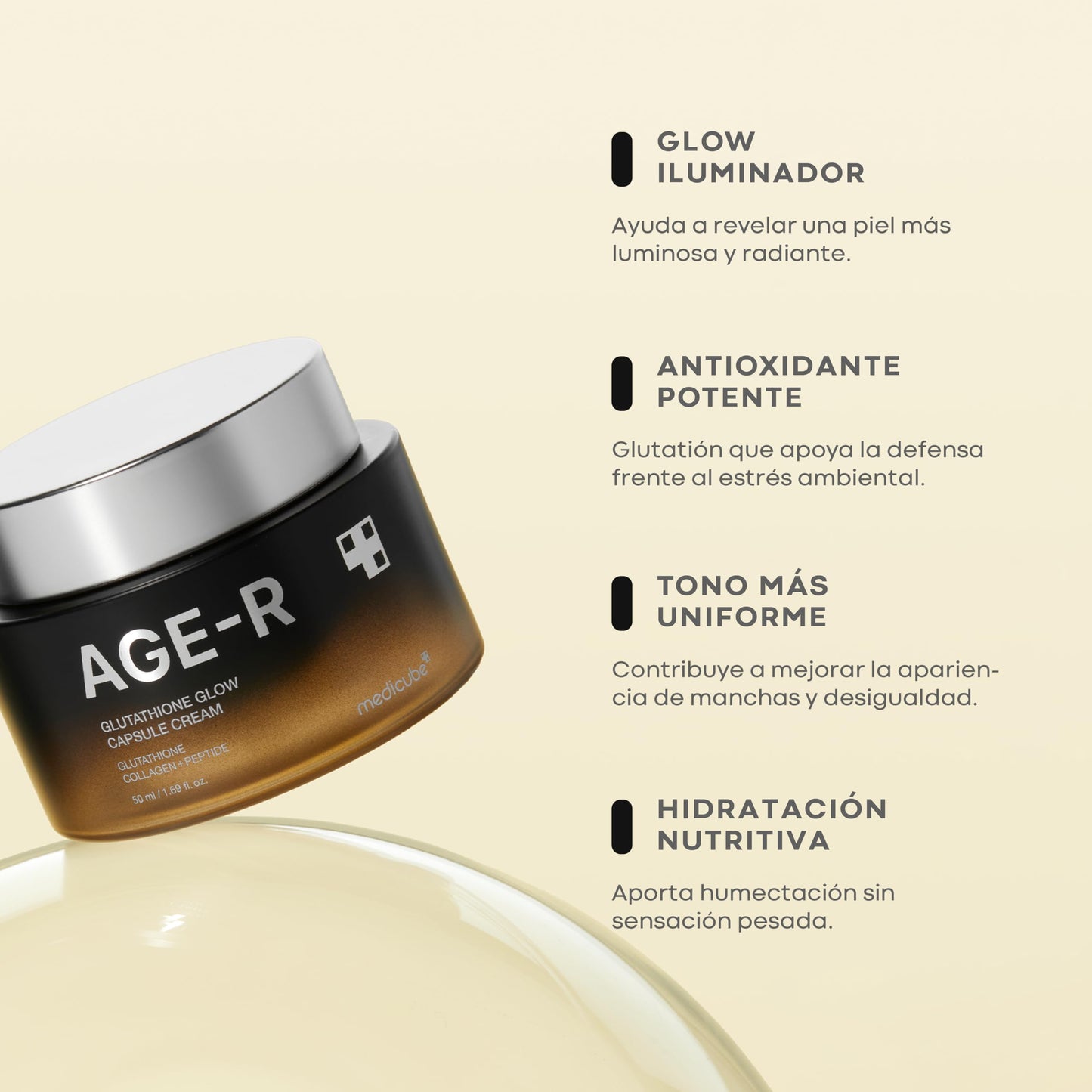 AGE-R GLUTATHIONE GLOW CAPSULE CREAM