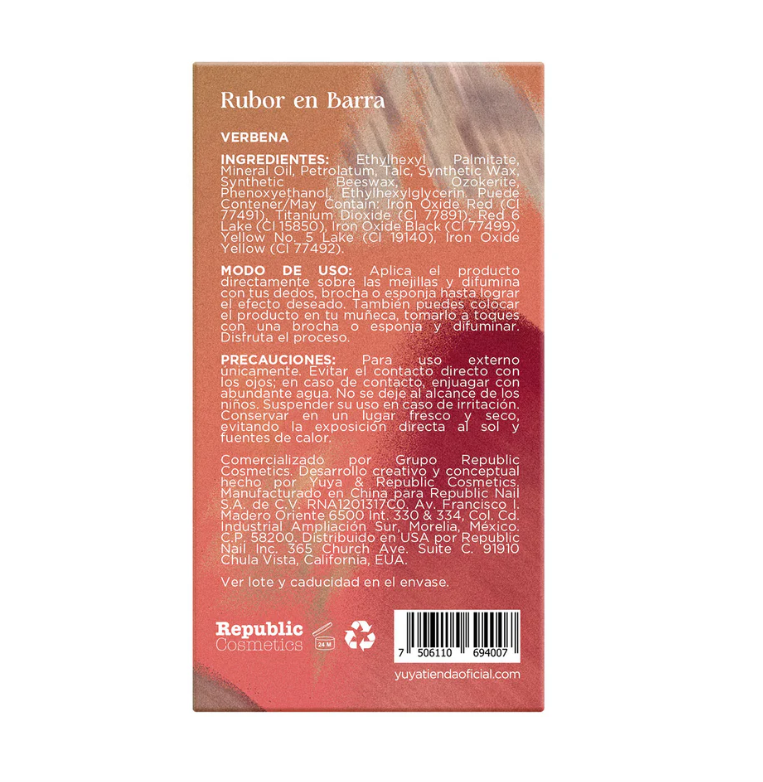 Yuya Rubor en barra "Verbena"