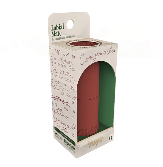 Yuya Labial Mate en Barra Corazonada