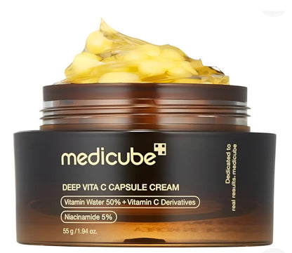Medicube Crema Iluminadora de Vitamina C en Cápsulas Deep Vita C Capsule Cream