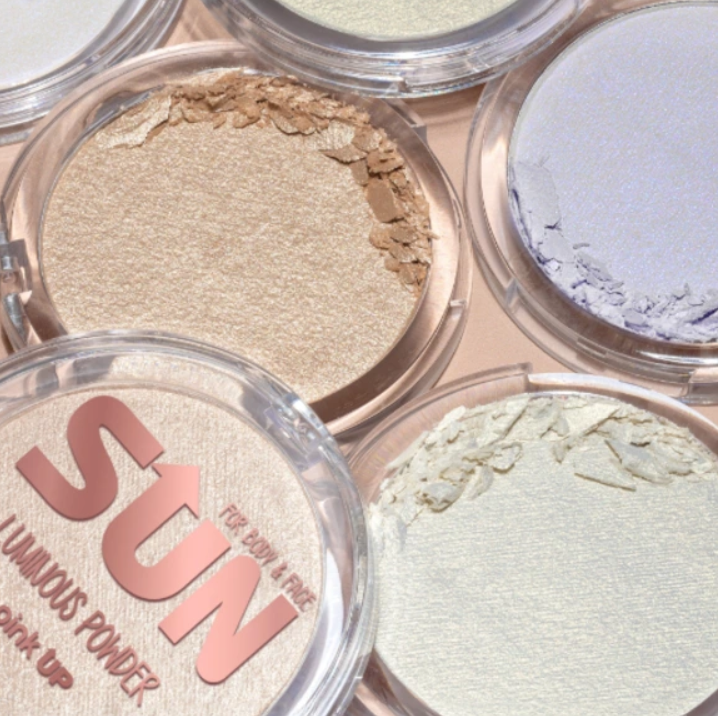 Iluminador en Polvo Compacto