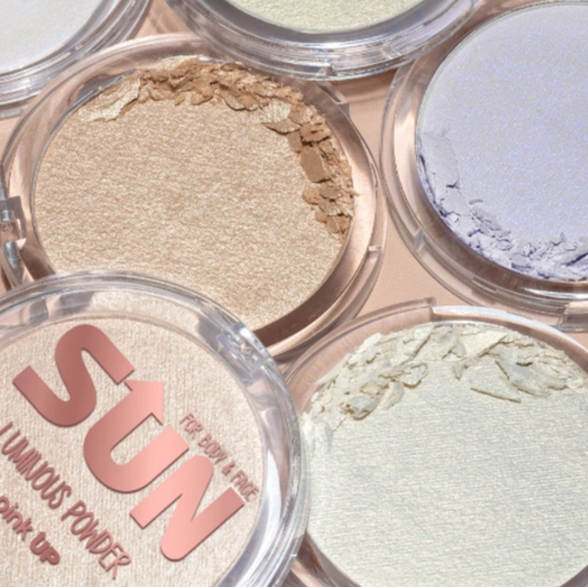 Iluminador en Polvo Compacto