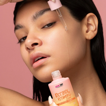Suero de retinol y vitamina C