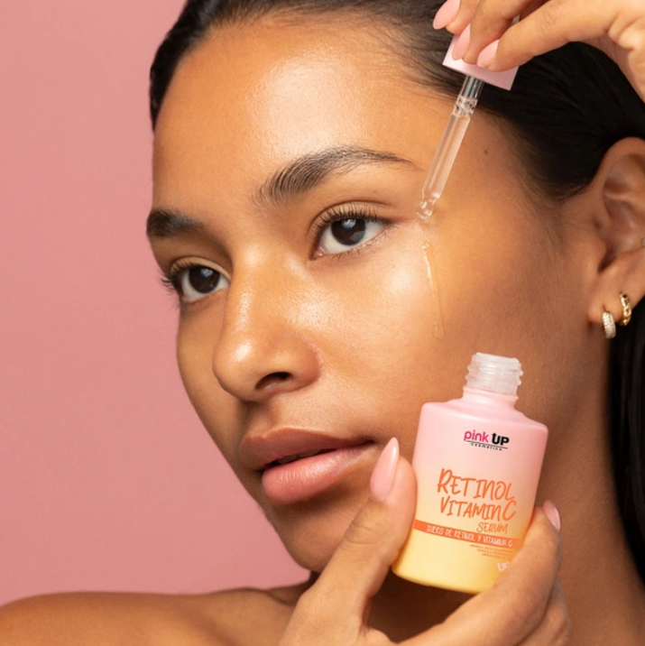 Suero de retinol y vitamina C